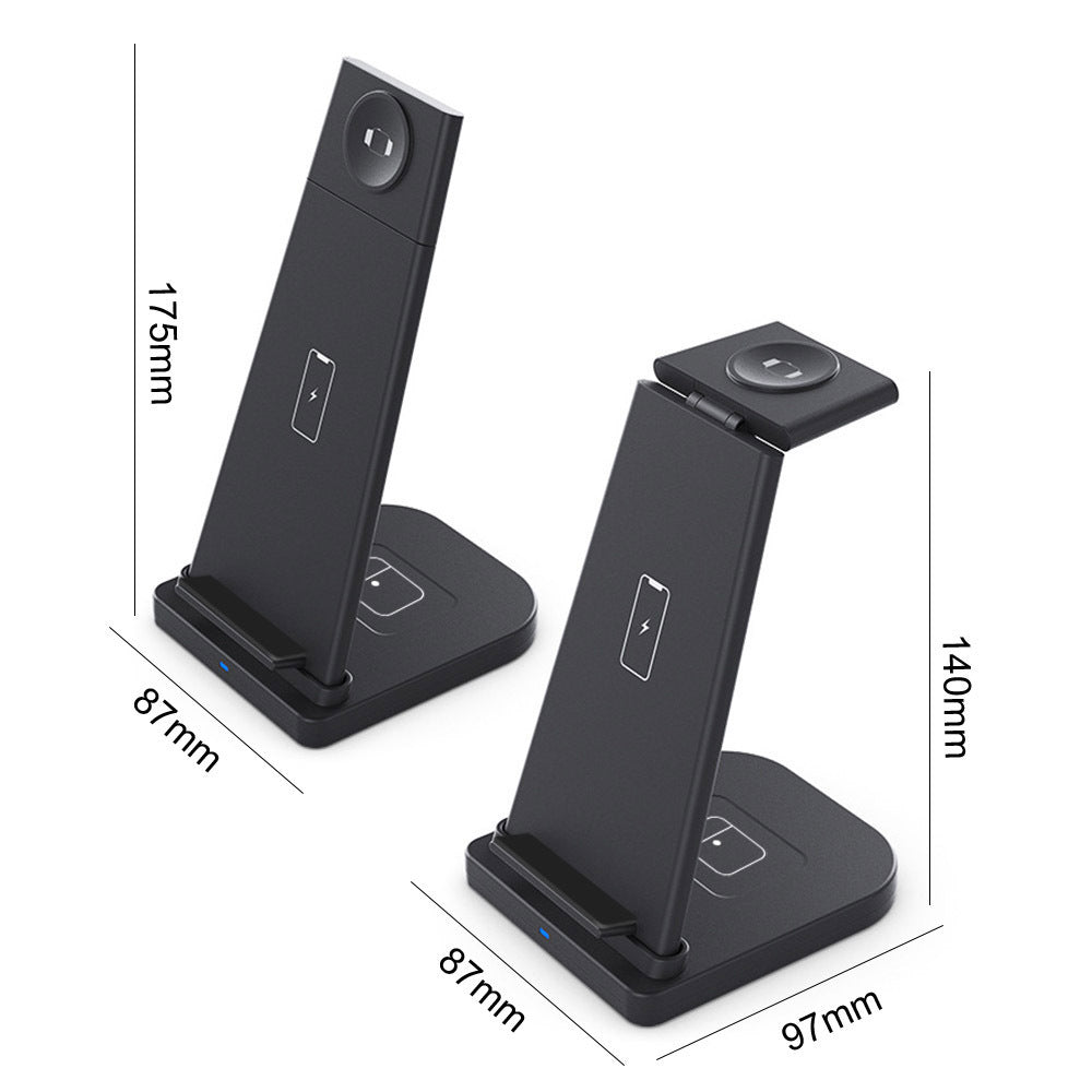 Compatible with Apple , 3-in-1 splicing wireless charger supports QI charging Compatible with Apple , 3-in-1 splicing wireless charger supports QI charging